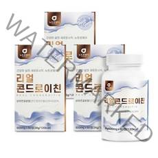 리얼 콘드로이친60정x3병 미국산 상어연골분말 해조칼슘 밀크칼슘 우슬 보스웰리아 초록입홍합, 3개, 60정