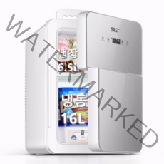 저소음 미니냉장고 24L 대용량 냉장 냉동 온도 조절 원룸 사무실 냉장고, BC-25J 실버