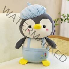 큐티빈 소풍가는 귀여운 아기 펭귄 인형, 30cm, 파랑이