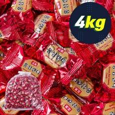 맛고을 고려홍삼캔디(D) 4kg/대용량/대용량사탕/대용량캔디 식품 > 스낵/간식 초콜릿/사탕/젤리/껌 캔디류 일반하드캔디, 1세트