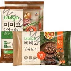 (냉동)비비고 한입떡갈비282gx2개+비비고 남도떡갈비450gx1개, 1, 세트