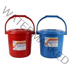 성중 탱크바케스모음 4L~30L 플라스틱 양동이 음식물통 쓰레기통 음식물수거통, 빨강