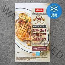 맛있는테이블 한돈 토마호크 스테이크 300g + 시즈닝 4g (냉동, 304g, 1개