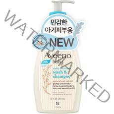 아비노베이비 데일리 모이스춰 워시 & 샴푸, 1개, 354ml