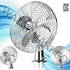 플러스다이 에코 크롬 메탈 선풍기 12V 24V 차량용선풍기 카팬, 에코메탈카팬_12V