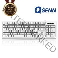큐센 SEM-DT45 NEW Plus USB 화이트 유선키보드