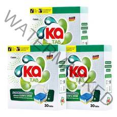 (2+1) 카포드 식기세척기 세제 대용량 초강력 올인원 식세기 전용 타블렛 30개입 KAPOD 설거지 친환경 얼룩 방지 음식물 분해 KA TAB 뽀송뽀송 기름때 분해 카탭 대량, 2+1 (총 90개)