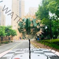 안테나 인형 자동차 지붕장식 캐릭터 샤크안테나교체 차량용 미니키링, 선인장 (10cm)