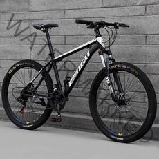 DK 산악자전거 MTB 변속자전거 디스크브레이크 ZXC005, 24속도, 탑 피팅 블랙 스포크 휠