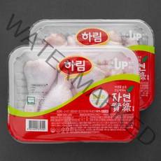 하림 자연실록 무항생제 인증 닭다리 북채 (냉장), 400g, 2팩