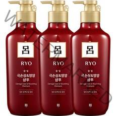 려 함빛 극손상 영양케어 샴푸, 550ml, 3개