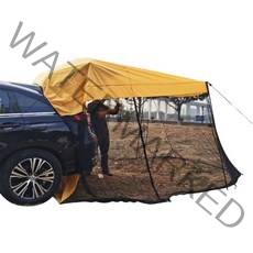 카라반어닝텐트 스크린하우스 어닝텐트 텐트트레일러 메쉬쉘터 모기장쉘터 car trunk tent 야외 자가 운전 투어 bbq camp car tail extension tent, 노란색, 씨엔