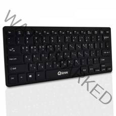 [QSENN] 유선 미니키보드 K6000 [블랙/USB/키스킨포함], 상세페이지 참조, 상세페이지 참조, 상세페이지 참조