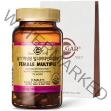 솔가 여성용 멀티비타민 미네랄 194.76g + 쇼핑백, 1개, 90정