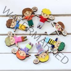 묶음상품 할인-걱정인형만들기10개세트(남자5개 여자5개 실10개)팬시우드 스승의날