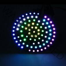 5v ws2812b 5050 RGB LED 링 램프 조명 모듈 스트립 Arduino 용 통합 드라이버가있는 1/8/12/16/24/32, 01 Black PCB_09 241 LEDs Ring, 02 RGBW