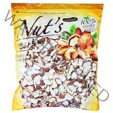 아몬드 슬라이스 1kg 햇아몬드 대용량 지퍼백, 1개