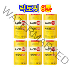 종근당건강 락토핏 생유산균 골드 업그레이드 리뉴얼 6통, 6개