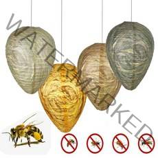 말벌방지트랩 가짜말벌집 말벌퇴치 야외 데크 간편설치, 1