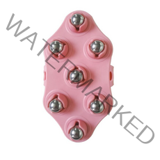 림프 순환 마사지볼 구슬 마사지기 셀프 안마기 2개, 림프 순환 마사지볼 2개입