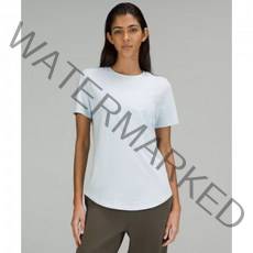 lululemon 룰루레몬 러브 크루넥 맨투맨 티셔츠 운동복 필라테스 파우더 블루