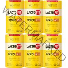 락토핏 생유산균 골드 리뉴얼 2g x 50포, 100g, 6개
