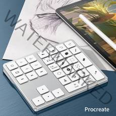 키보드 단축키 프로크리에이트 키패드 FUNKING FBK28, 백라이트X, 화이트