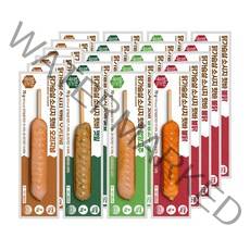 [방탄푸드] 닭가슴살 소세지 꼬치형 핫바 70g 4종 20+1팩, 혼합 20+1팩(오리지널6+깻잎5+청양고추5+불닭5)