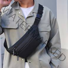 MS HOME 방수 캔와이어 슬링백 웨이스트백 힙색 미니크로스백 메신저백 크로스백