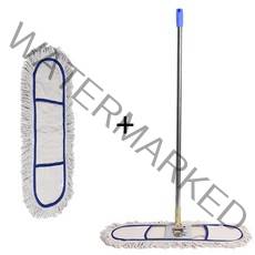 크린메이트 백사대걸레 105cm 세트 대형걸레 업소용 밀대 강당 마대 밀걸레, 105폭