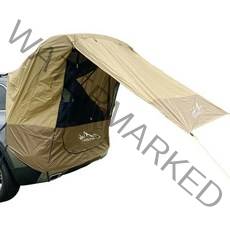 텐트 car trunk tent sunshade rainproof tour 바베큐 야외 자가 운전 투어 바베큐 캠핑 카 테일 익스텐션, 협력사, 갈색
