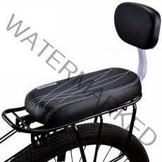 키밍 자전거 뒷안장 보조의자 뒷좌석 안장쿠션 뒷자리 H3513, 블랙