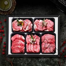 횡성한우 명품 선물세트 1호(3.5kg) 1등급 등심 로스 특수부위 선물세트