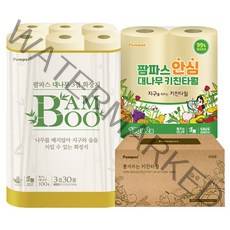 메가벤더 친환경 뱀부 두루마리휴지 3겹27M30롤 대나무화장지, 단품