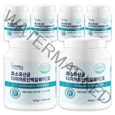 하비웰 효소 유산균 단백질 다이어트 쉐이크 체중조절용 조제식품 식약처인증, 6통