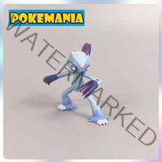 히스이 포푸니크 포푸니 레진 이로치 피규어 스케일 3D 입체도감 주문 제작 미니 소형 피겨, 히스이 포푸니