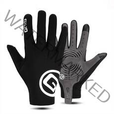지요 휴대폰 터치 라이딩 긴장갑 양손착용 S02, 검정