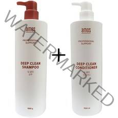아모스프로페셔널 딥클린 샴푸1000g + 컨디셔너1000g, 1개