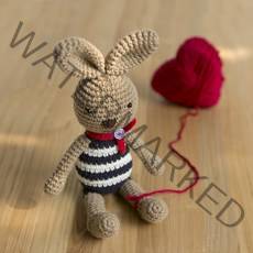 아이한코 내친구토끼 코바늘 손뜨개 DIY인형세트, 1세트, 브라운