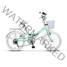 바이맥스 접이식 미니벨로 자전거 샤프리 20, 라이트민트, 145cm