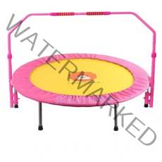 점핑트램폴린 트램폴린 코지 트램폴린 바운스 트램폴린 트램폴린파크 실내놀이 트램폴린 다이어트 실내운동 아이선물 트렘폴린 어린이운동, 40 돈곰[핑크]+손잡이