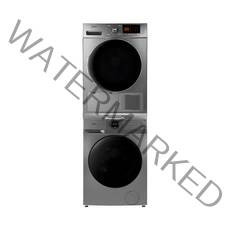 미디어 인버터 히트펌프 건조기 10kg + 미디어 인버터 1등급 루나 드럼세탁기 실버 12kg + 트윈타워 스태킹키트 방문설치, MCD-H103S + MF200W120B/S-KR, 그레이