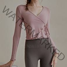 필라테스 복 요가 복장 시그니쳐 언발란스 여성 헬스복 바디핏 슬림핏 애슬레저룩 상의