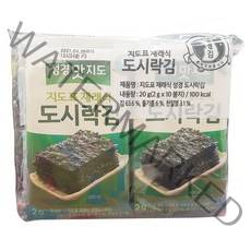 [퀴클리몰] 성경김 재래식 성경 도시락김 2g x 50봉, 1개