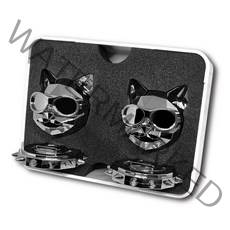 에어디 2세트 차량용 방향제 계묘년 선물, [고양이 2세트], [크롬블랙], [C.NO5향]