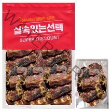 수제명가 오리뼈간식 대용량 500g+100g 껌 건조간식/육포, 1개, 1개오리목뼈500g+100g