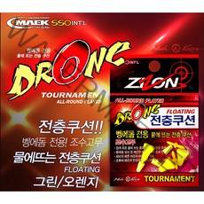 맥 드론 전층쿠션 벵에돔전용 조수고무, 그린
