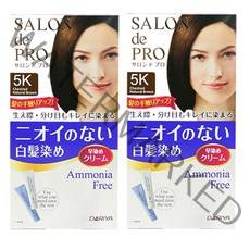 다리야 살롱드프로 새치염색약 무향료 셀프 멋내기 밝은색 일본 바르는 홈쇼핑 간편 저자극 흰머리, 41414 5K체스트넛자연갈색, 2개