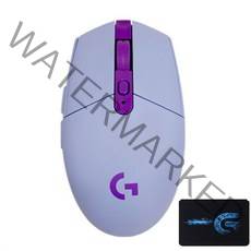 로지텍 G304 LIGHTSPEED 무선 게이밍 마우스 정품박스 +마우스 패드, 라일락