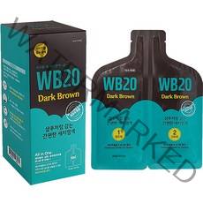 WB20 샴푸처럼 감는 간편한 새치 염색제, 다크브라운, 1개